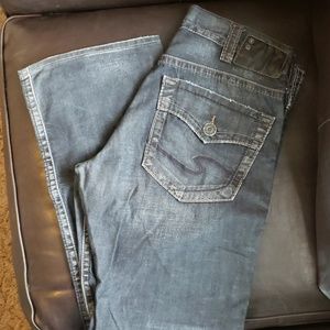 Men's Silver Jeans